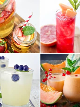 Refreshing Fruity drink recipes perfect for summer dinning and entertaining.