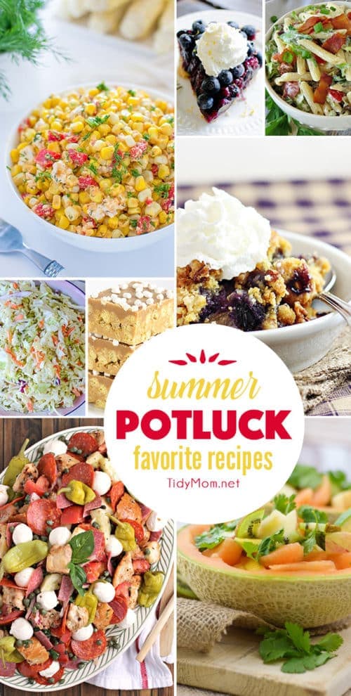 Favorite Summer Potluck Recipes - TidyMom®