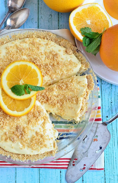 Frozen Creamsicle Pie TidyMom®