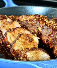Your taste buds will be tantalized with each bite of this Sweet and Spicy Glazed Pork Tenderloin.
