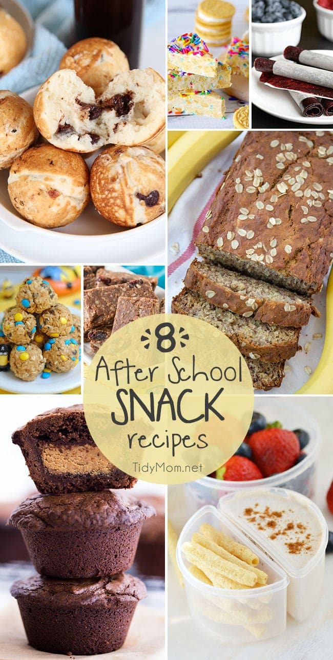 8 Homemade After School Snack Recipes | TidyMom