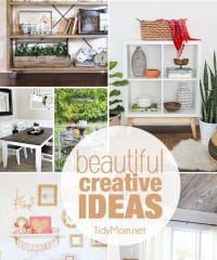 Beautiful Creative Ideas for the home. You’ll be inspired to creative something beautiful for your home with these 8 ideas, from a farmhouse table makeover tutorial to a farmhouse dreamcatcher and more!