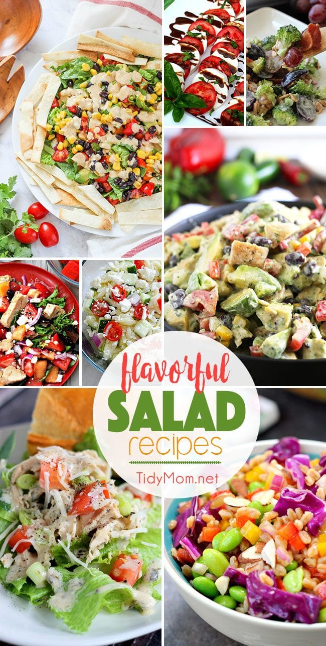 You'll love these flavorful salad recipes, perfect for summer entertaining.