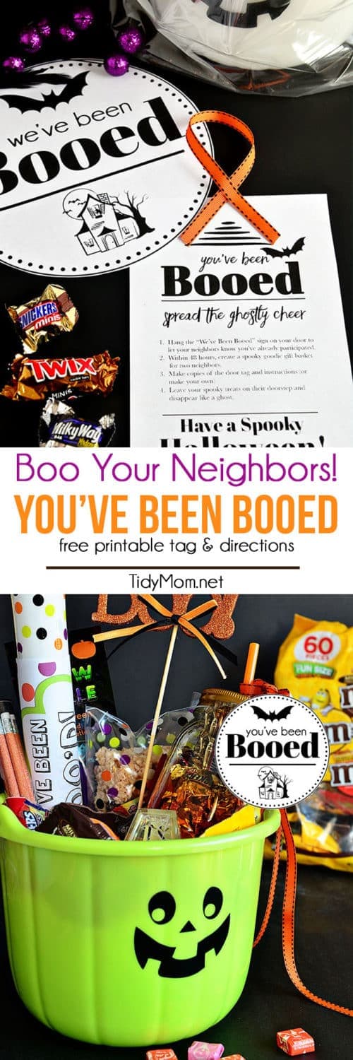BOO Your Neighbors Printable - TidyMom®