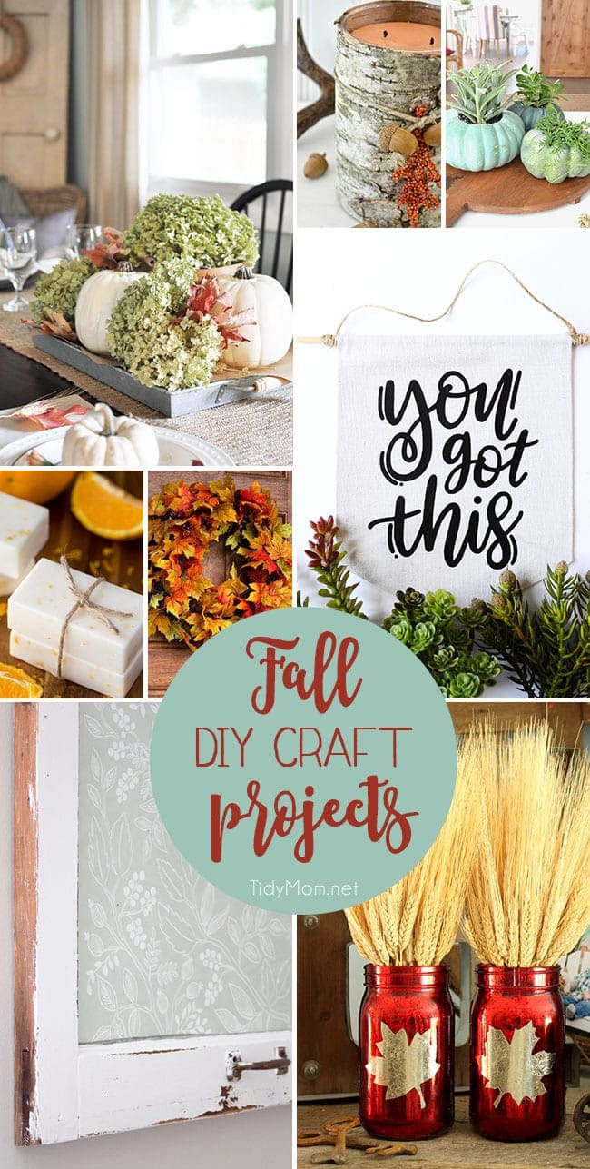 Fall for DIY….8 easy Fall DIY Craft Projects to make this weekend. 