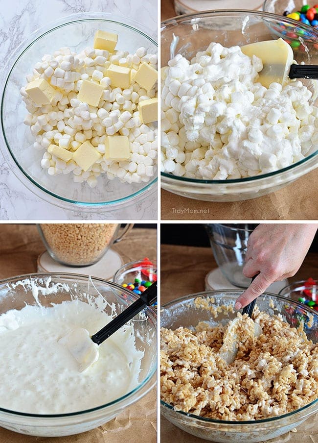 There is a little secret on how to make the best rice krispie treats at home!! An easy recipe, anyone can follow at TidyMom.net