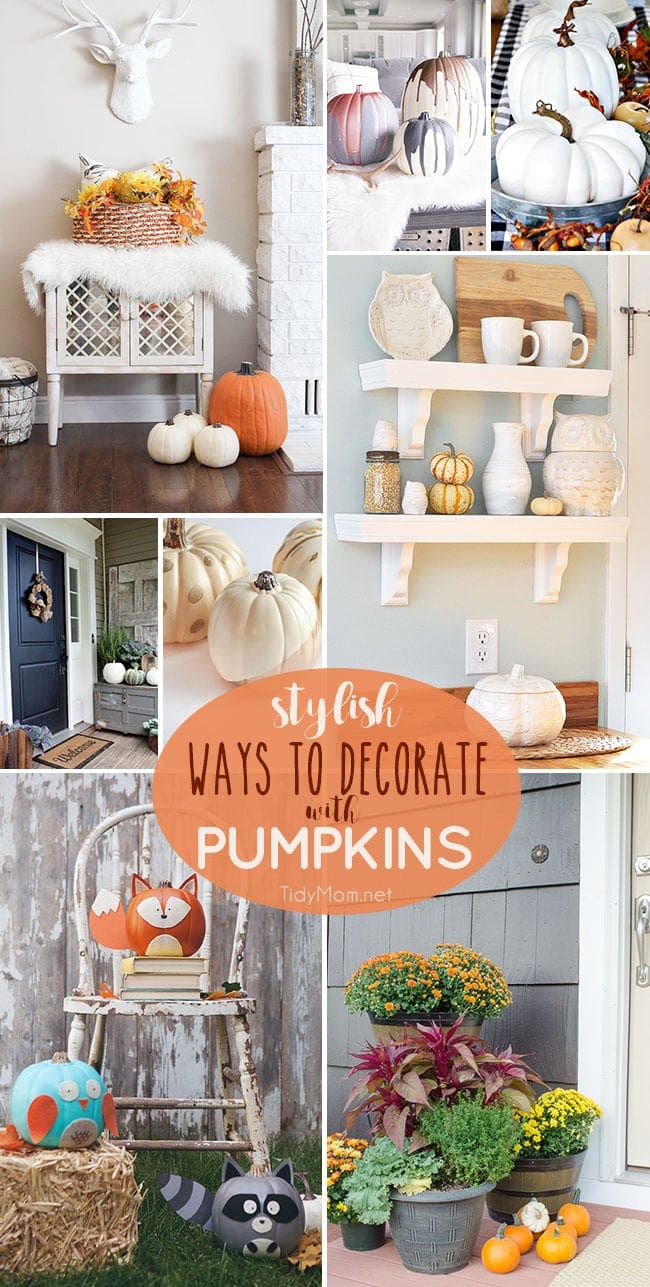 Stylish Ways to Decorate with Pumpkins - TidyMom®