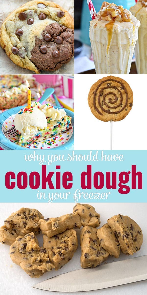 Why you should have cookie dough in your freezer! You can make SO much more than cookies with that dough!