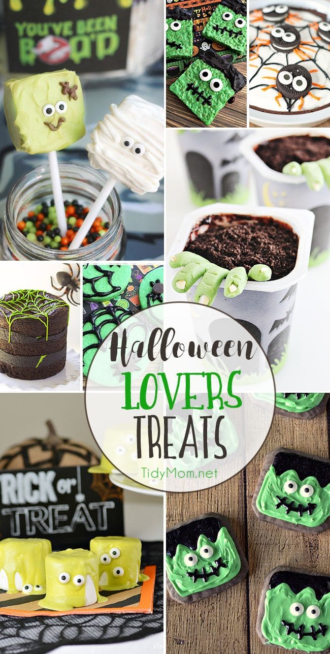Halloween Lovers Treats are spooky, fun, creepy, and crawly Great for parties or trick-or-treat!