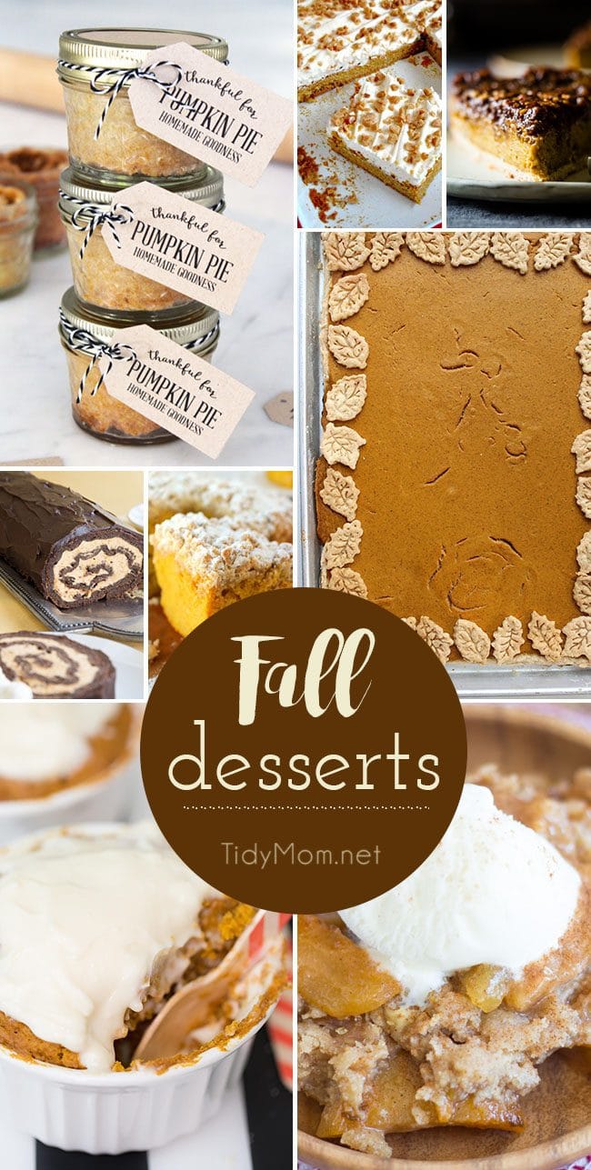 Fall Desserts That Would Be Wonderful For Thanksgiving.