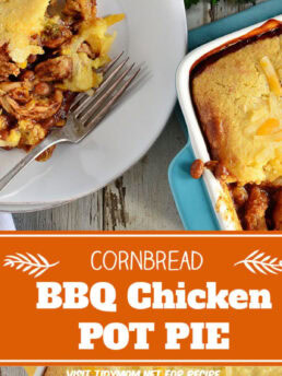 cornbread chicken pot pie photo collage