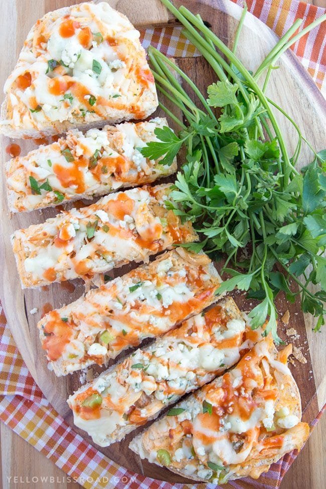 Game Day Party Plan Buffalo Chicken French Bread Pizza