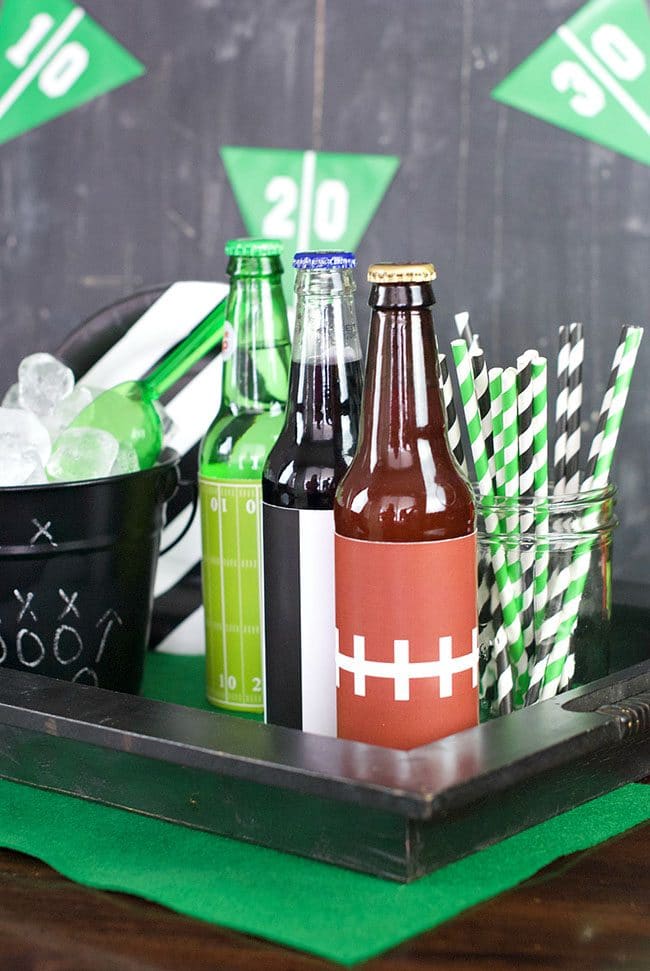 Game Day Party Plan Football Drink Caddy