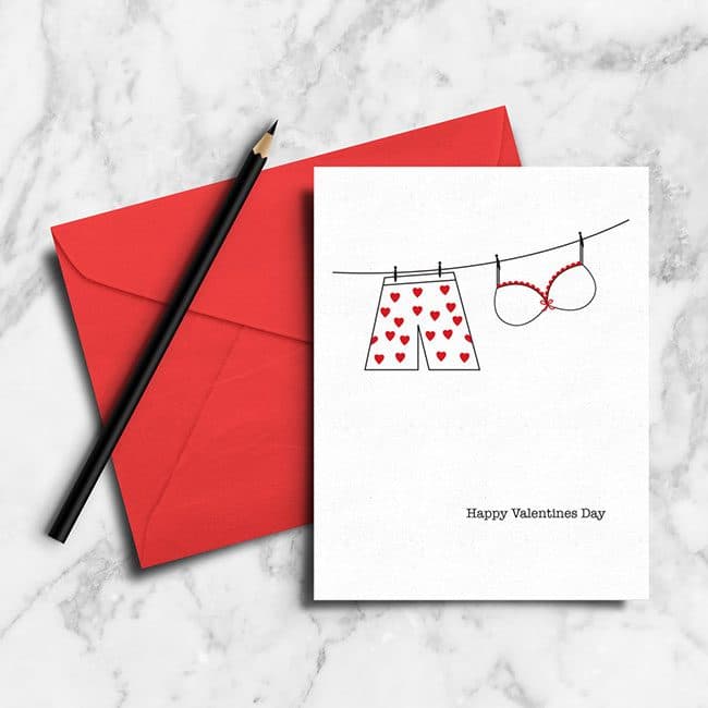 Free Printable Valentine’s Day Card perfect for a Valentine's Day Dinner Meal Plan