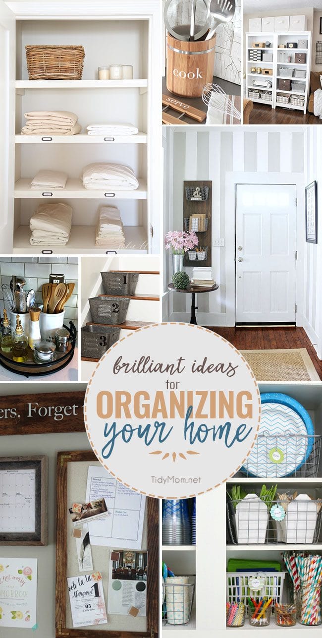 Creative DIY Organization Ideas For Home - House of Hawthornes