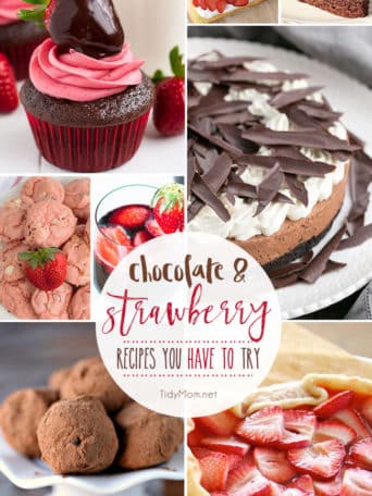 When you need a dessert that is sure to impress, you can’t go wrong with Chocolate and Strawberry recipes. Together or all on their own, they’re always a hit from cupcakes and truffles, to tarts, cakes, cookies and more! Get 8 Chocolate and Strawberry Recipes you have to try at TidyMom.net
