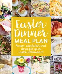 Create the perfect holiday menu with this Easter Meal Plan. From appetizers and mains to desserts and decor, find everything you need to make your holiday special. Get all the recipes and more at TidyMom.net