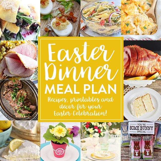 Create the perfect holiday menu with this Easter Meal Plan. From appetizers and mains to desserts and decor, find everything you need to make your holiday special. Get all the recipes and more at TidyMom.net