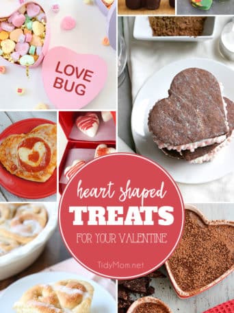 15 DIY Heart Shaped Treats to make for Your Valentine at TidyMom.net