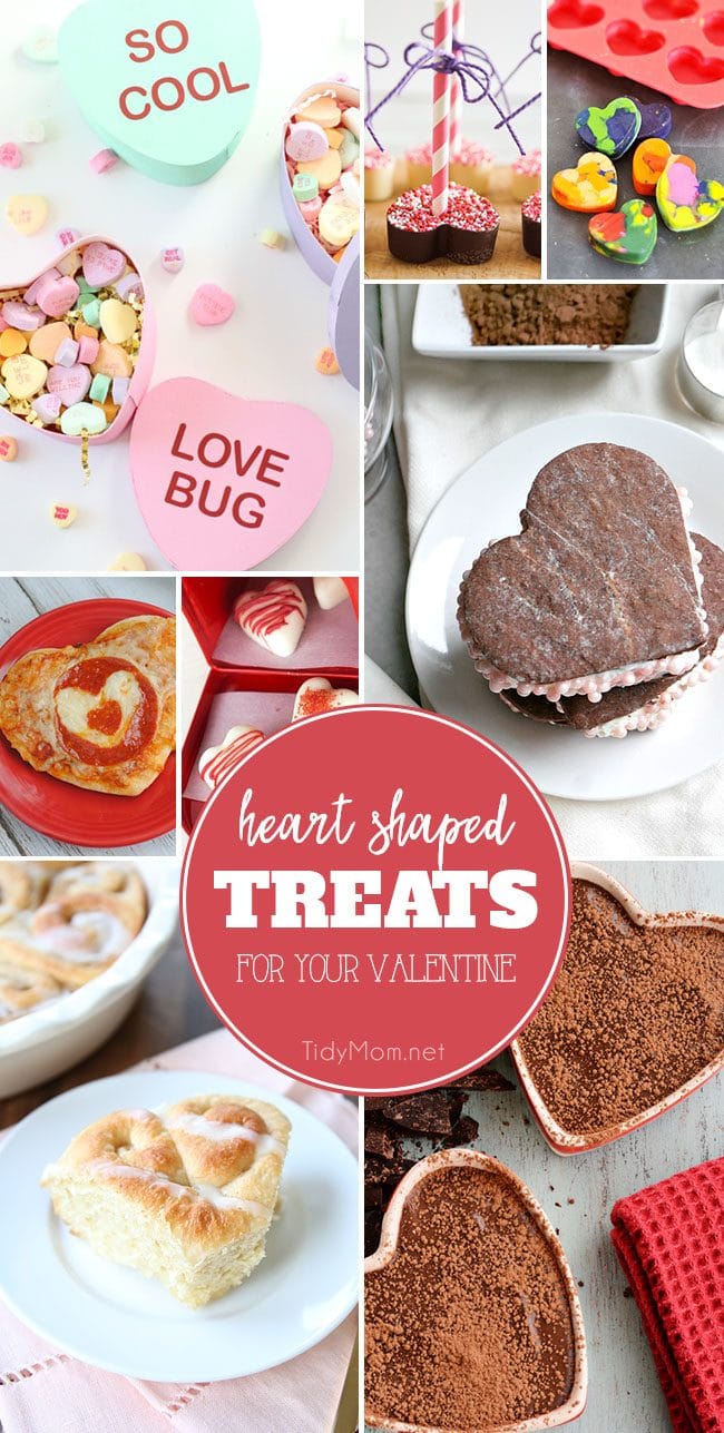 15 DIY Heart Shaped Treats to make for Your Valentine at TidyMom.net