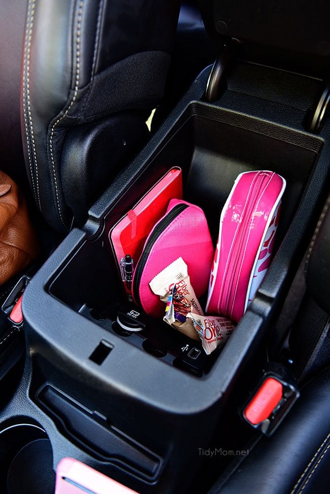 Clever ideas and tips for car organization at TidyMom.net