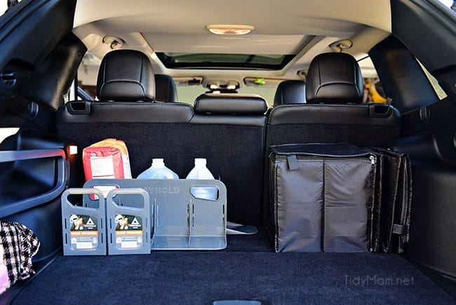 Clever ideas and tips for car organization at TidyMom.net