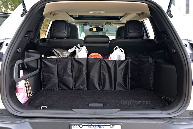 Clever ideas and tips for car organization at TidyMom.net