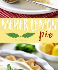 This Meyer Lemon Pie packs a ton of lemon flavor with a fluffy texture to a simple homemade dessert. Pops of sweet tangy Meyer lemons are perfect for spring. The pie is not overly sweet and has lots of citrus love all the way through to the homemade whipped cream for the top! Get the full printable recipe at TidyMom.net