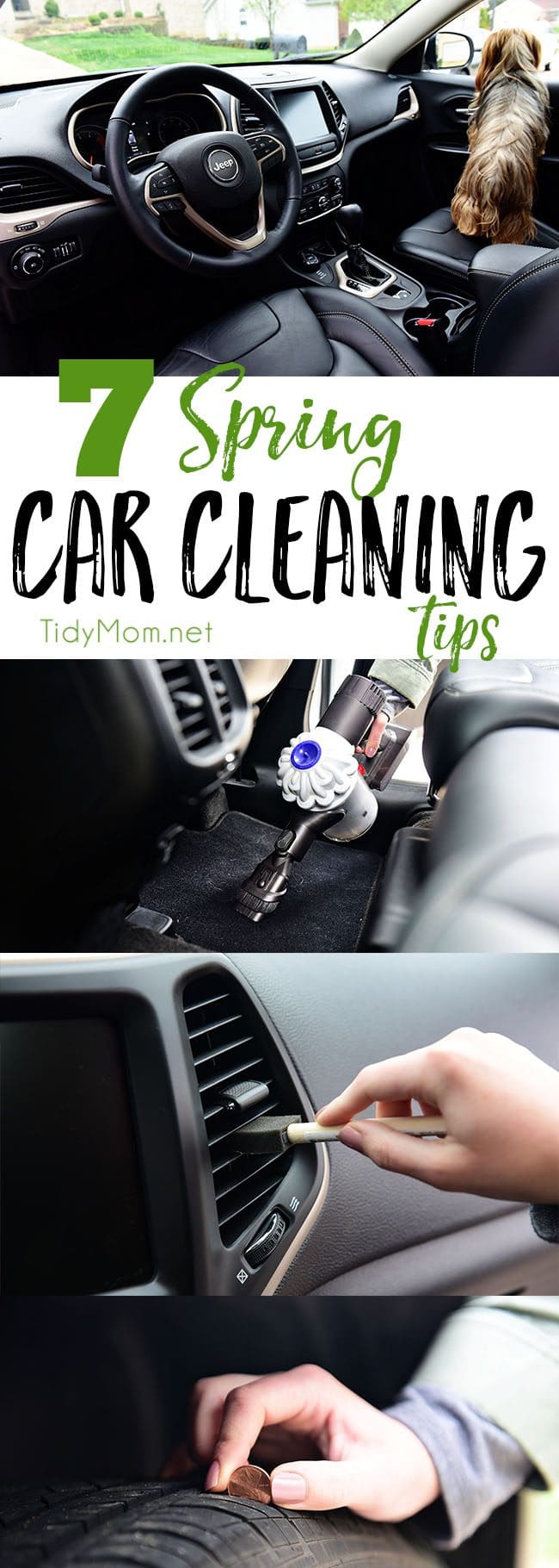 It's time to spring clean the car.  The winter months can wreak havoc on your car's exterior and interior. The change of season is the perfect time to detail your car, from top to bottom! Spring Car Cleaning Tips at TidyMom.net