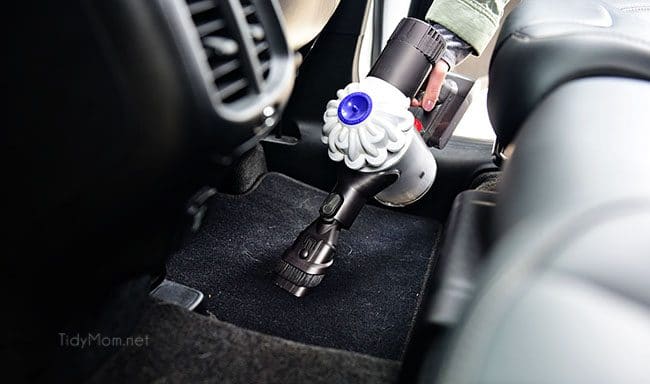 It's time to spring clean the car.  The winter months can wreak havoc on your car's exterior and interior. The change of season is the perfect time to detail your car, from top to bottom! Spring Car Cleaning - vacuuming