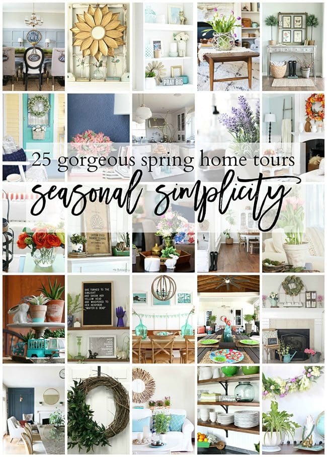 25 Gorgeous Spring Home Tours | Seasonal Simplicity at TidyMom.net