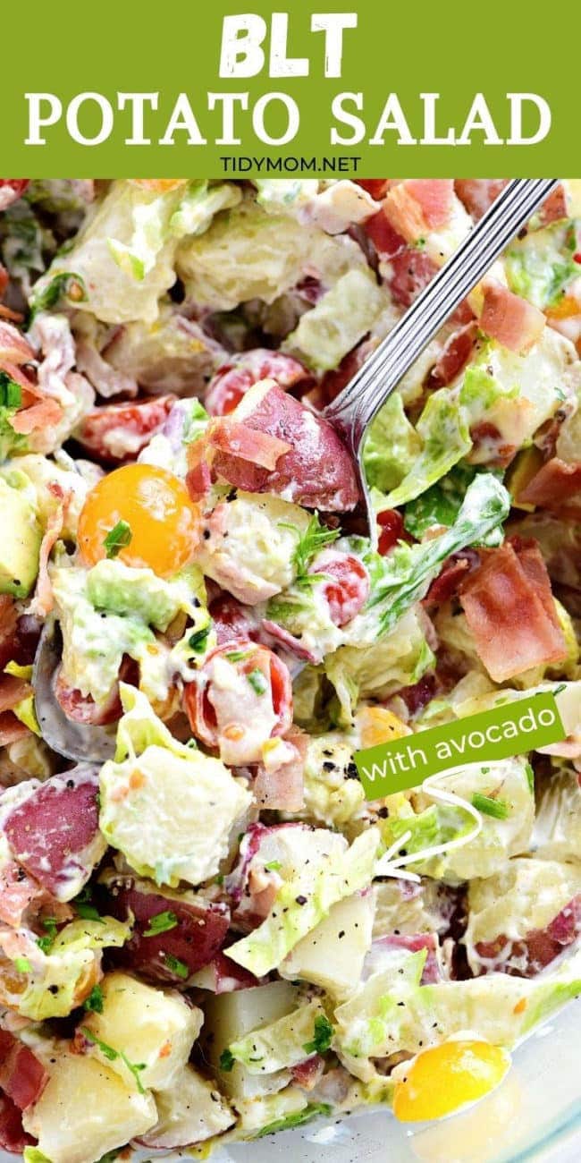 BLT Red Potato Salad with Avocado {+VIDEO} - TidyMom®