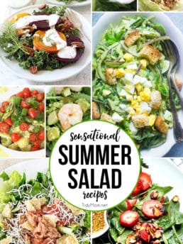 Sensational Summer Salad Recipes collage
