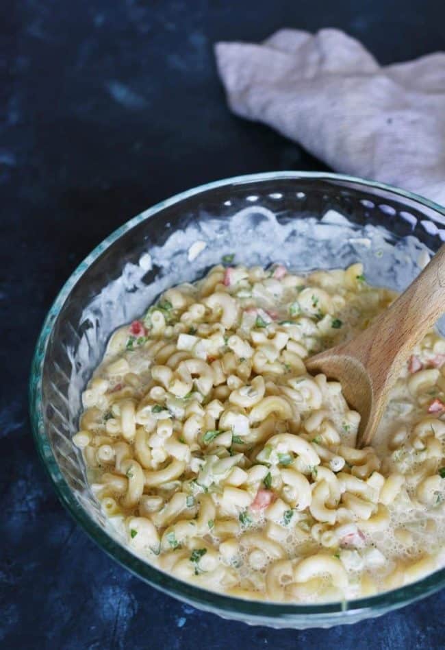 DELI STYLE MACARONI SALAD from Honey & Birch