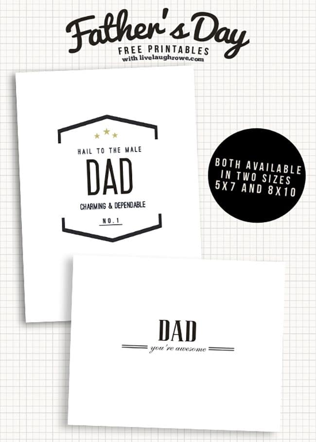Summer Barbecue Meal Plan for Father’s Day! Tons of great ideas to celebrate Dad this Father’s Day, and any of these recipes would be great for a backyard barbecue this summer! Get recipes, printables and party decor at TidyMom.net - Free Father's Day Printable Cards