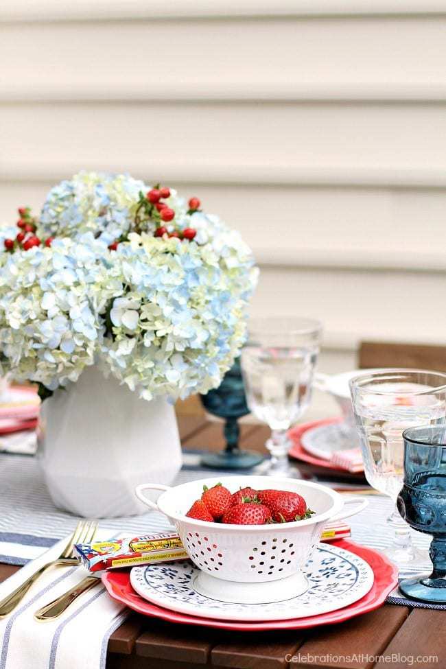 RED, WHITE and BLUE PARTY INSPIRATION from Celebrations At Home