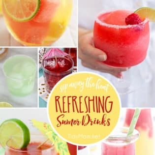 Sip away the heat with these Refreshing Summer Drinks. Get all the recipes at TidyMom.net