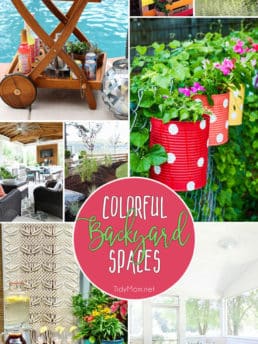 Colorful Backyard Spaces to Relax in this Summer