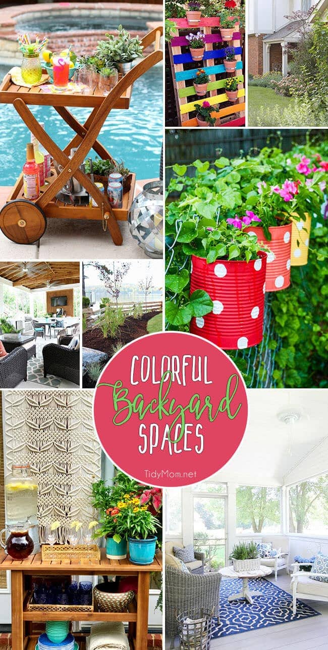 Colorful Backyard Spaces to Relax in this Summer | TidyMom®