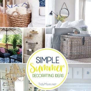 Simple Summer Decorating Ideas for your home.