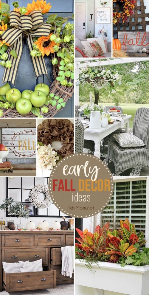 Early Fall Decorating Ideas - TidyMom®