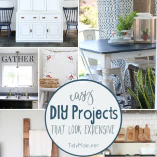 Easy DIY projects that look expensive at TidyMom.net