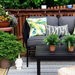 Learn How to Decorate a Small Deck or Patio at TidyMom.net