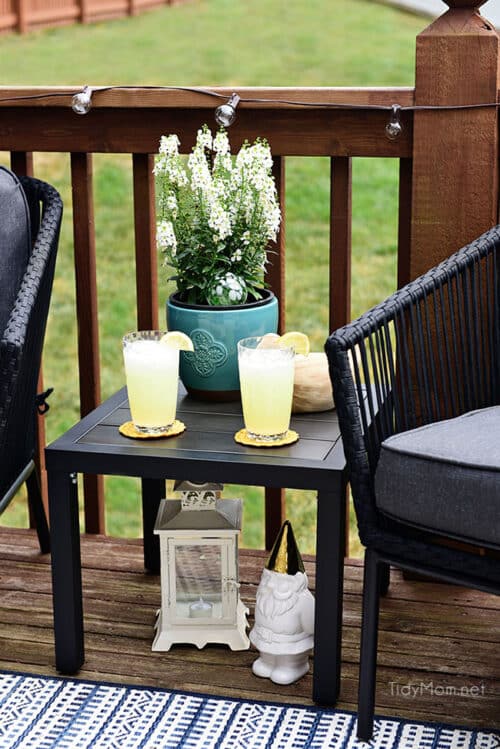 Maximize Outdoor Space Learn How to Decorate a Small Deck | TidyMom®