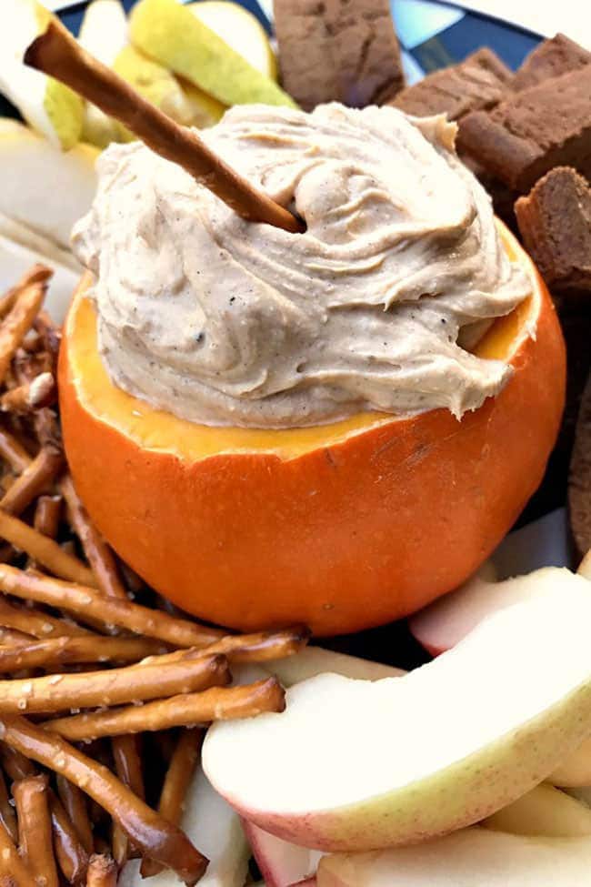 Best Comfort Food Meal Plan. Pumpkin Cream Cheese Dip from Reluctant Entertainer. Get More meal plan recipes, printable and decor at TidyMom.net