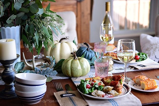 Fall Entertaining. Simple and Elegant Table image