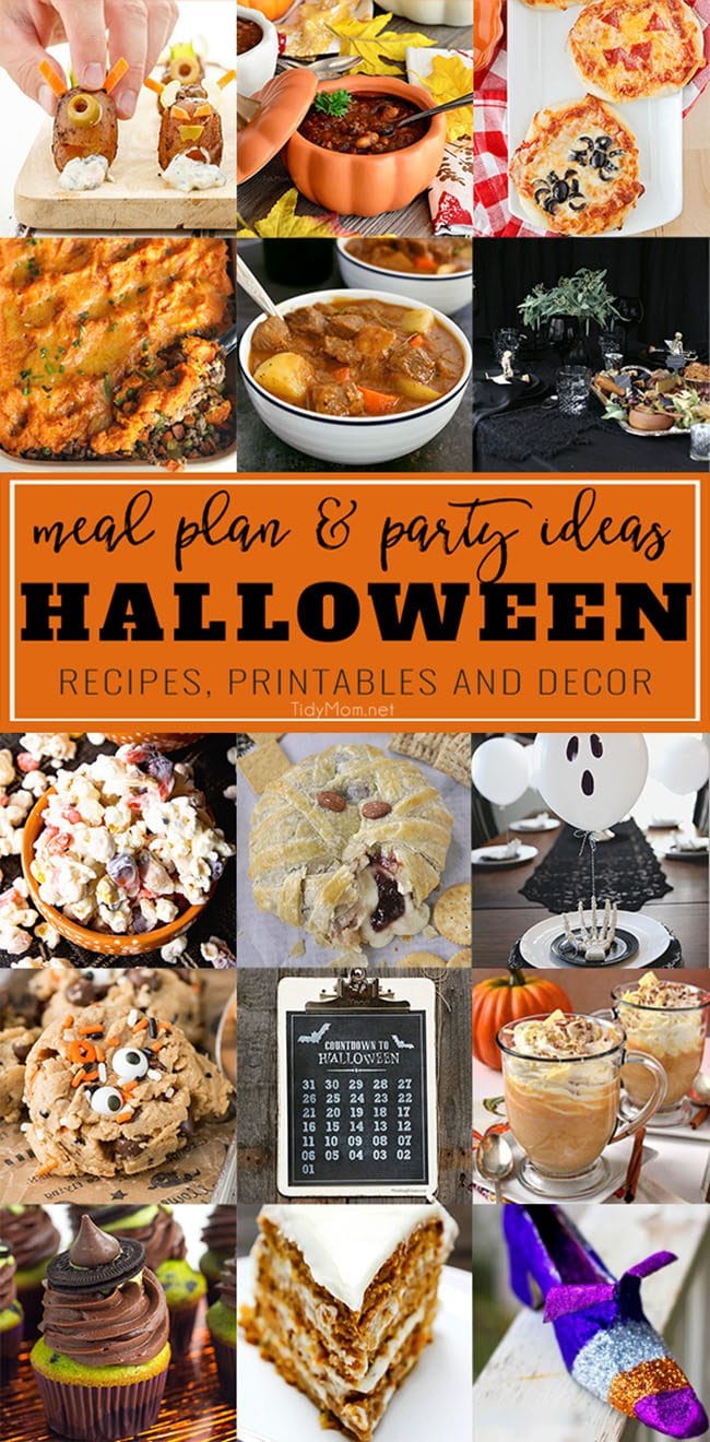 Halloween Meal Plan And Party Ideas Tidymom