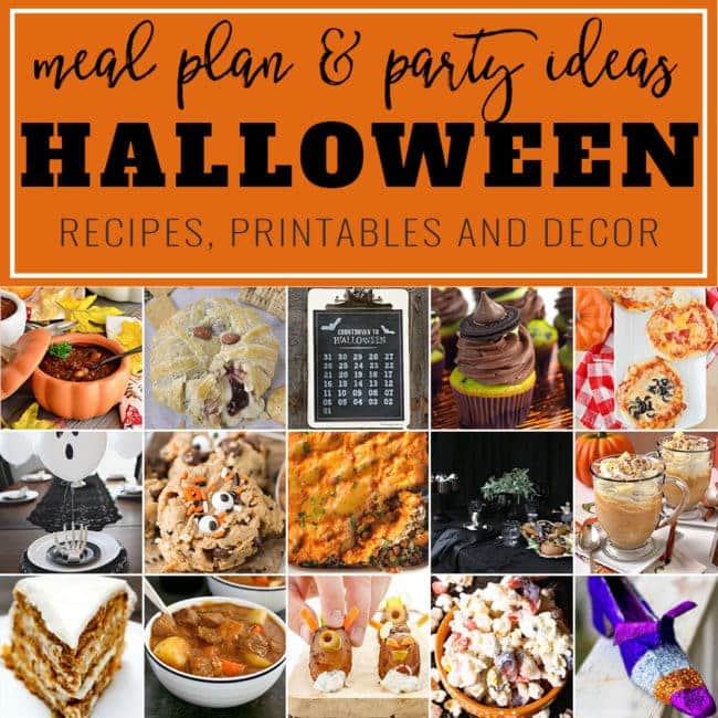 From creepy and spooky to just good ol’ not-so-scary fall comfort food, we’ve got your little ghosts and goblins covered for Halloween night. In this collection of some of the best recipes and decor for a Halloween Meal Plan and Party! visit TidyMom.net for all the details