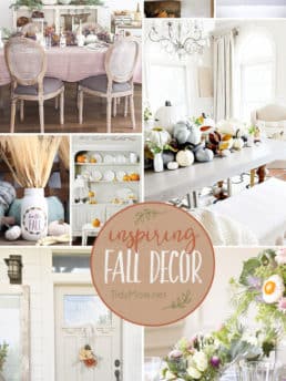 Inspiring Fall Decor for a cozy home. From porches to dinning rooms find traditional and non-traditional fall decor and more at TidyMom.net