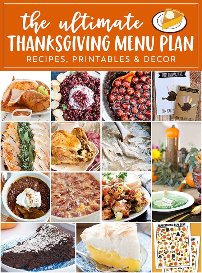 The Ultimate Thanksgiving Menu Plan | TidyMom®